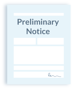 Preliminary Notice icon